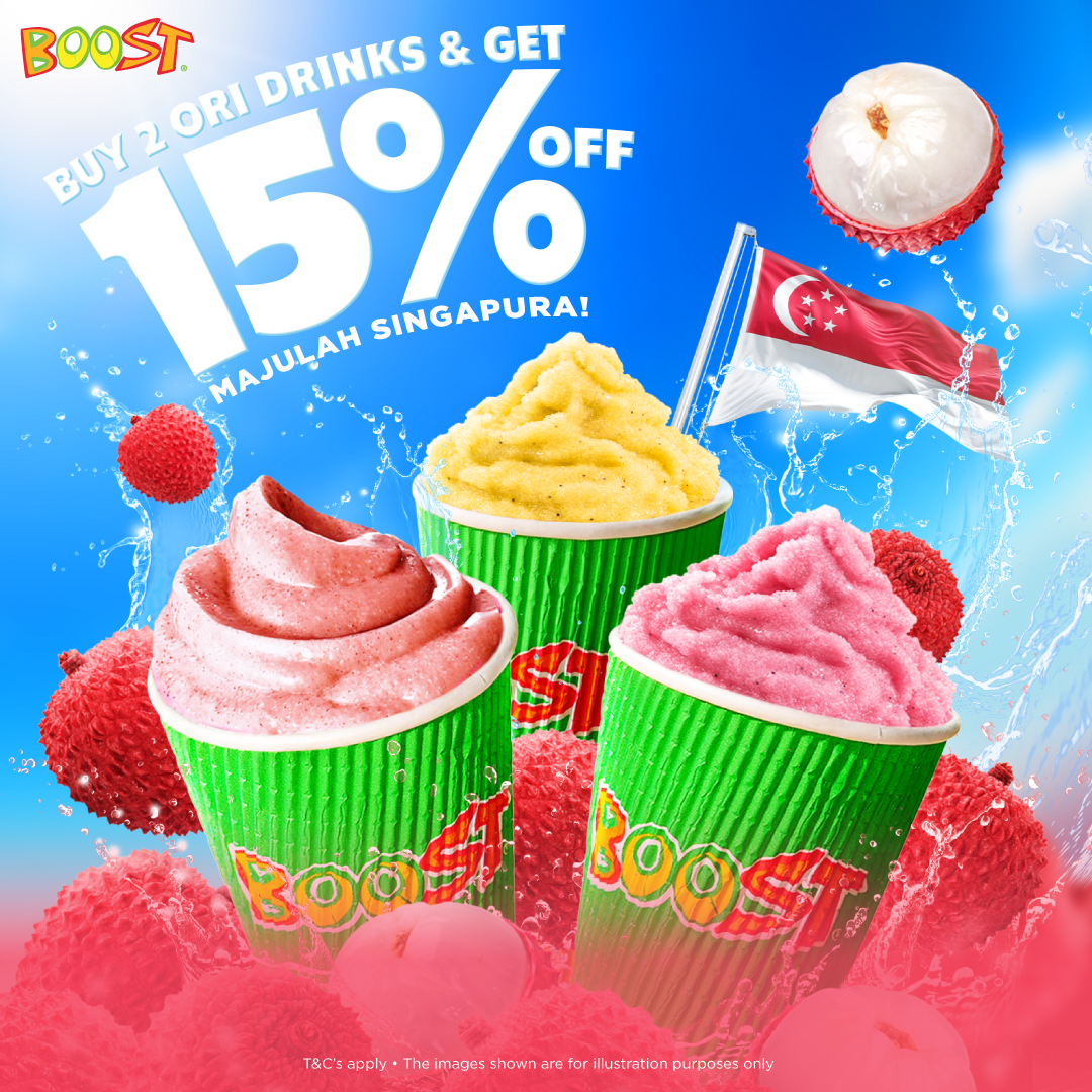 Buy 2 Ori Drinks & Get 15% Off